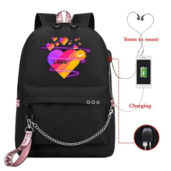 backpack fashion likee students cat bookbags video app usb charging girls beautiful school bags lapmochilas
backpack fashion likee students cat bookbags video app usb charging girls beautiful school bags lapmochilas