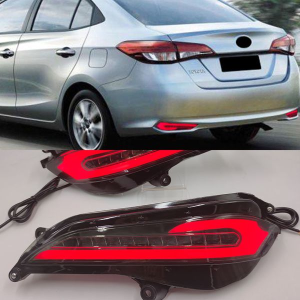 1pair auto led reflector taillight rear fog lamp bumper braking turn signal lights for toyota yaris 2017 2018 2019
1pair auto led reflector taillight rear fog lamp bumper braking turn signal lights for toyota yaris 2017 2018 2019