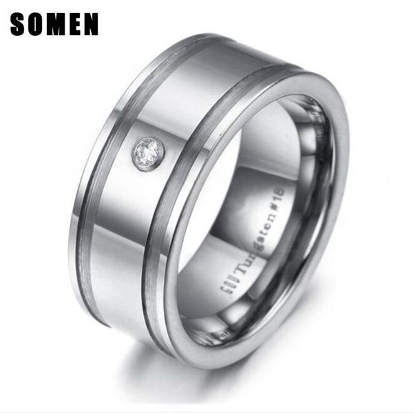 wedding rings fashion 10mm classic business style silver color tungsten ring for men engagement bands 8-11 size bague homme, Slivery;golden
wedding rings fashion 10mm classic business style silver color tungsten ring for men engagement bands 8-11 size bague homme, Slivery;golden