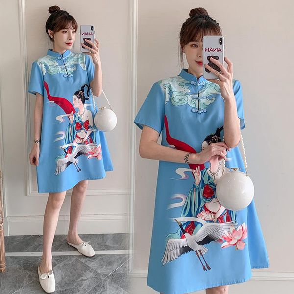 ethnic clothing plus size -4xl blue loose fashion modern trend cheongsam dress for women short sleeve qipao traditional chinese clothes cny, Red
ethnic clothing plus size -4xl blue loose fashion modern trend cheongsam dress for women short sleeve qipao traditional chinese clothes cny, Red