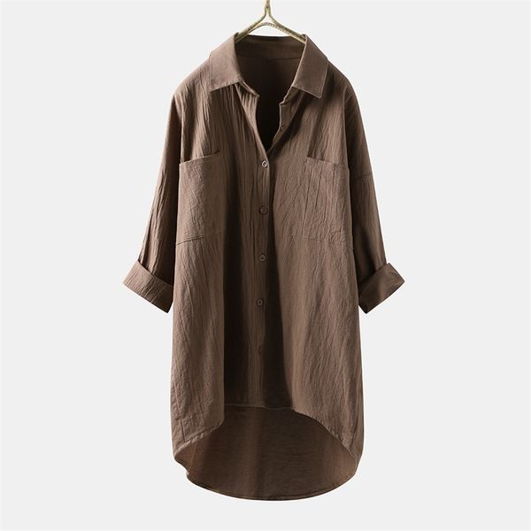 2020 winter women's new solid color autumn cotton linen cardigan double pocket long sleeve ol shirt, Black
2020 winter women's new solid color autumn cotton linen cardigan double pocket long sleeve ol shirt, Black