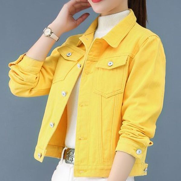 women's jackets monbeeph jeans jacket and coats for women autumn candy color casual short denim chaqueta mujer casaco jaqueta feminina, Black;brown
women's jackets monbeeph jeans jacket and coats for women autumn candy color casual short denim chaqueta mujer casaco jaqueta feminina, Black;brown