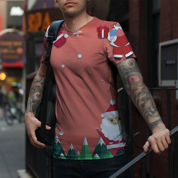 lazy style all-match men's new printing old man christmas short-sleeved casual breathable street shooting party travel vacation, White;black
lazy style all-match men's new printing old man christmas short-sleeved casual breathable street shooting party travel vacation, White;black