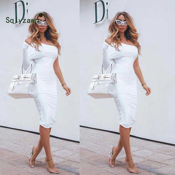 autumn women elegant white black pencil dress party slim fit mid long dresses one shoulder evening bodycon midi dress 210709, Black;gray
autumn women elegant white black pencil dress party slim fit mid long dresses one shoulder evening bodycon midi dress 210709, Black;gray
