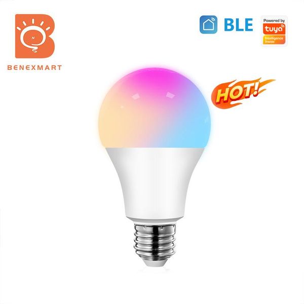 bulbs benexmart tuya ble lamp 10w smart led light bulb e27 rgbw dimmable colorful changing work with life app timer
bulbs benexmart tuya ble lamp 10w smart led light bulb e27 rgbw dimmable colorful changing work with life app timer