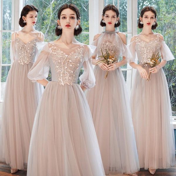 bridesmaid dress for girls long elegant pink grey prom party dresses 2021 women vestido madrinha, White;pink
bridesmaid dress for girls long elegant pink grey prom party dresses 2021 women vestido madrinha, White;pink