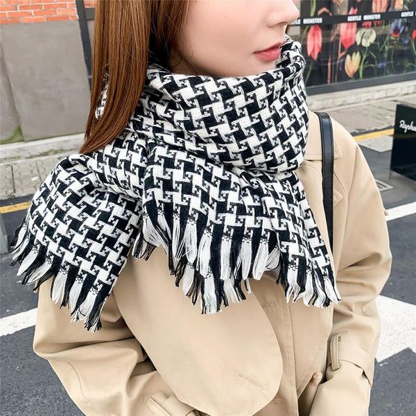 scarves double diamond lattice women scarf winter europe imitation cashmere shawl with thick warm tassel, Blue;gray
scarves double diamond lattice women scarf winter europe imitation cashmere shawl with thick warm tassel, Blue;gray
