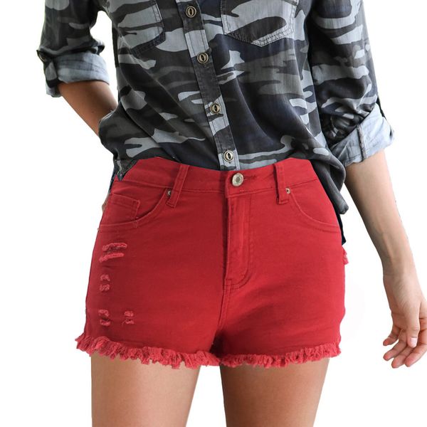 shorts plus size women casual high elastic waist jean short fashion button pockets tassel denim shorts, White;black
shorts plus size women casual high elastic waist jean short fashion button pockets tassel denim shorts, White;black