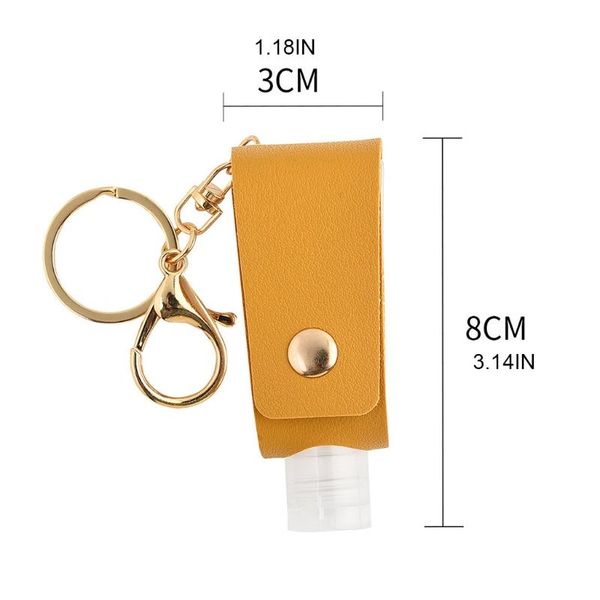 storage bottles & jars portable empty travel bottle 30ml pu leather pouch holder keychain small squeeze refillable containers
storage bottles & jars portable empty travel bottle 30ml pu leather pouch holder keychain small squeeze refillable containers