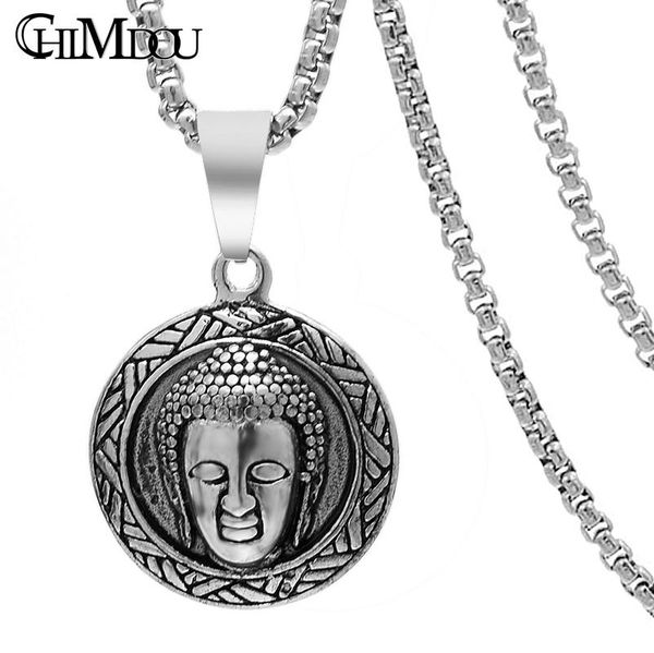 pendant necklaces chimdou jewelry vintage silver color china carved buddha lucky amulet necklace women men round pendants stainless steel
pendant necklaces chimdou jewelry vintage silver color china carved buddha lucky amulet necklace women men round pendants stainless steel