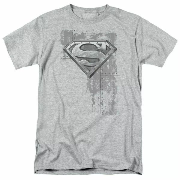 superman riveted metal t shirt mens licensed classic dc comics tee sport gray, White;black
superman riveted metal t shirt mens licensed classic dc comics tee sport gray, White;black