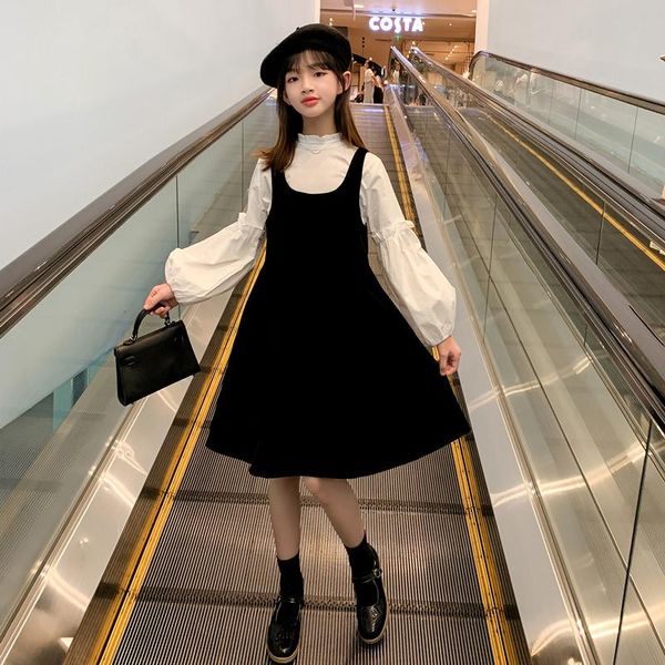 clothing sets 2021 spring autumn girls dress two-piece long hedging long-sleeved jumpsuit for kids suit childrens 7-18 years old, White
clothing sets 2021 spring autumn girls dress two-piece long hedging long-sleeved jumpsuit for kids suit childrens 7-18 years old, White