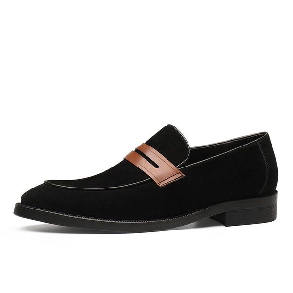 dress shoes suede leather slip-on men business leisure high grade office career work mens size 38-44, Black
dress shoes suede leather slip-on men business leisure high grade office career work mens size 38-44, Black