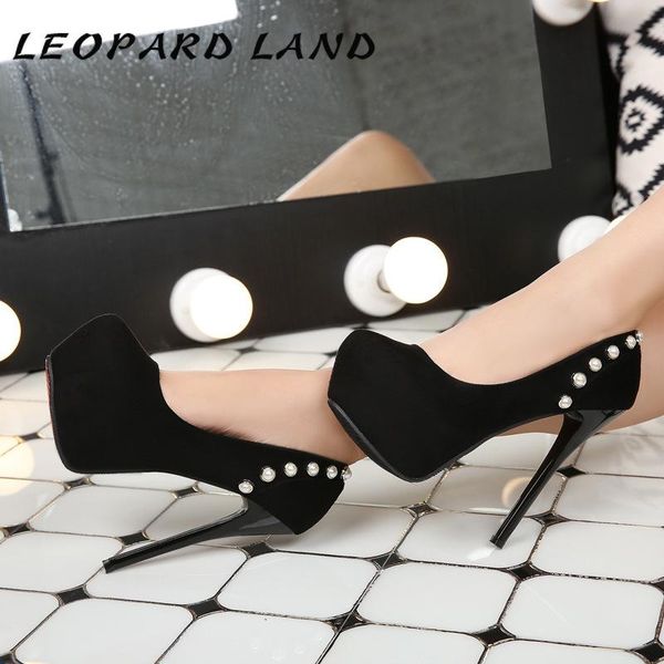 dress shoes leopard land 2021 spring round head waterproof platform hate high heel suede shallow mouth pearl studs women's single zsh, Black
dress shoes leopard land 2021 spring round head waterproof platform hate high heel suede shallow mouth pearl studs women's single zsh, Black