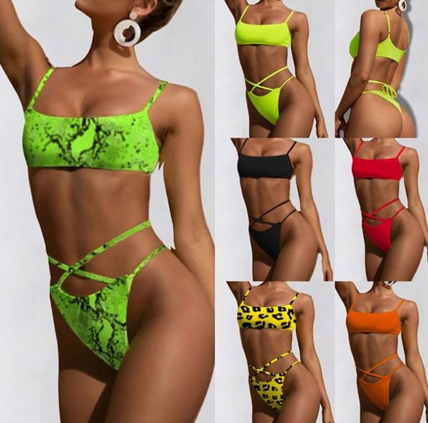 two piece swimsuit women leopard print strapless band multi colors beach style new summer bathing suits, White;black
two piece swimsuit women leopard print strapless band multi colors beach style new summer bathing suits, White;black