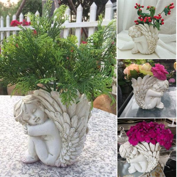 garden decorations cupid angel flower vases vintage resin sculptures crafts for home yarns decoration mft2
garden decorations cupid angel flower vases vintage resin sculptures crafts for home yarns decoration mft2