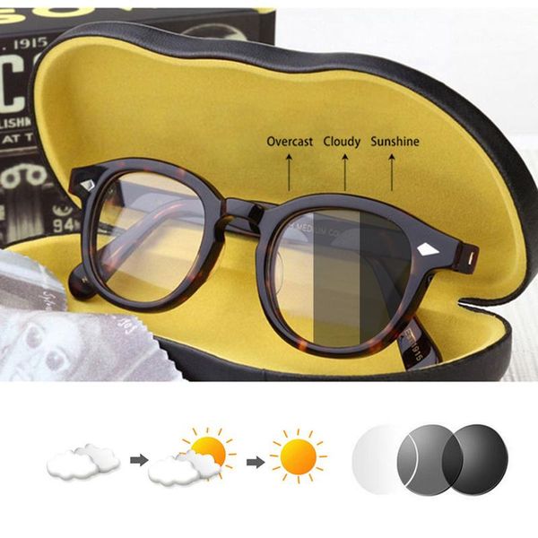 sunglasses brand johnny depp pochromic men woman vintage designer acetate glasses frame driving chameleon sun uv400, White;black
sunglasses brand johnny depp pochromic men woman vintage designer acetate glasses frame driving chameleon sun uv400, White;black