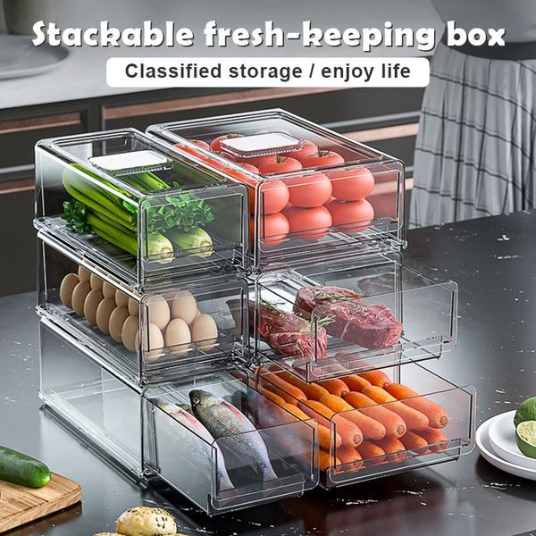 storage containers with cover refrigerator drawer stackable kitchen pantry cabinet drainage hole for er bv789 bottles & jars
storage containers with cover refrigerator drawer stackable kitchen pantry cabinet drainage hole for er bv789 bottles & jars