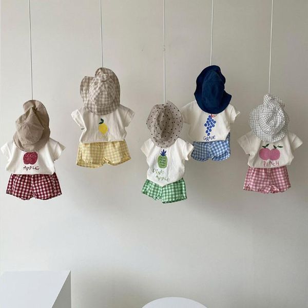 clothing sets boys girls outfits kids clothes for little boy girl whitet-shirts+plaid shorts pants 2pcs baby outfit children suit, White
clothing sets boys girls outfits kids clothes for little boy girl whitet-shirts+plaid shorts pants 2pcs baby outfit children suit, White