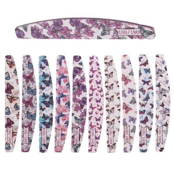 nail files file buffer 100/180 half moon sandpaper trimmer butterfly printed nails art manicure polishing tools
nail files file buffer 100/180 half moon sandpaper trimmer butterfly printed nails art manicure polishing tools