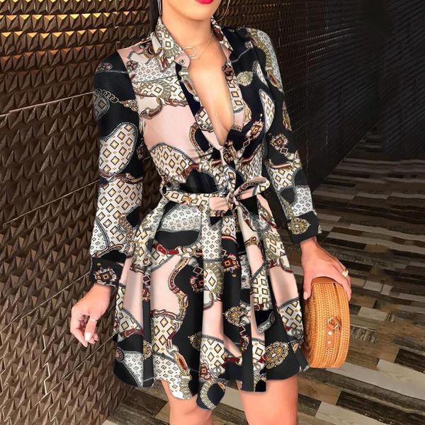 casual dresses 2021 women's dress sashes button long sleeve lace-up ladies spring and autumn mini turn-down collar vestidos, Black;gray
casual dresses 2021 women's dress sashes button long sleeve lace-up ladies spring and autumn mini turn-down collar vestidos, Black;gray