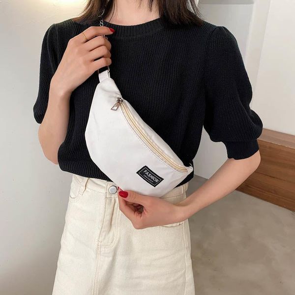 canvas fanny pack women's waist bag chain women chest casual phone pouch 2021 bags
canvas fanny pack women's waist bag chain women chest casual phone pouch 2021 bags