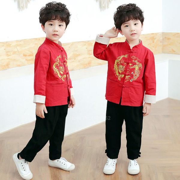 chinese kids tang suit dragon emboridey hanfu baby girl boy year clothes shirt traditional clothing men jacket party ethnic, Red
chinese kids tang suit dragon emboridey hanfu baby girl boy year clothes shirt traditional clothing men jacket party ethnic, Red