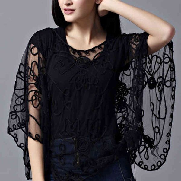 summer short sleeve blouse women blusas mujer de moda hollow mesh lace blouse shirt women blouses blusa d647 210426, White
summer short sleeve blouse women blusas mujer de moda hollow mesh lace blouse shirt women blouses blusa d647 210426, White