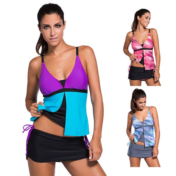swimming pool party bra suspender skirt split detachable cup cotton swimsuit, White;black
swimming pool party bra suspender skirt split detachable cup cotton swimsuit, White;black