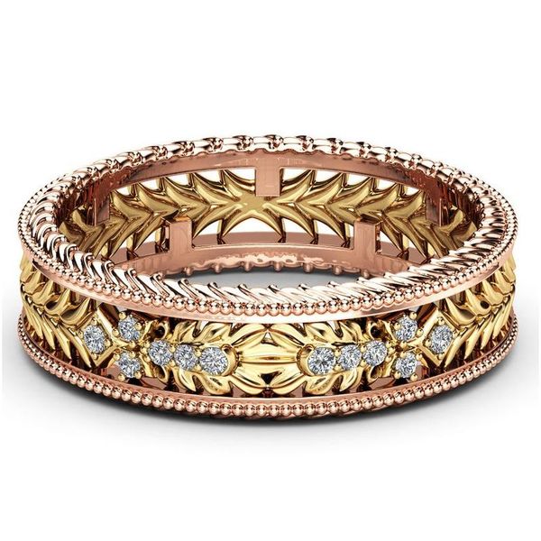 wedding rings vintage rose gold&gold hollow out carving pattern for women white cz stone inlay delicate party jewelry gift ring, Slivery;golden
wedding rings vintage rose gold&gold hollow out carving pattern for women white cz stone inlay delicate party jewelry gift ring, Slivery;golden