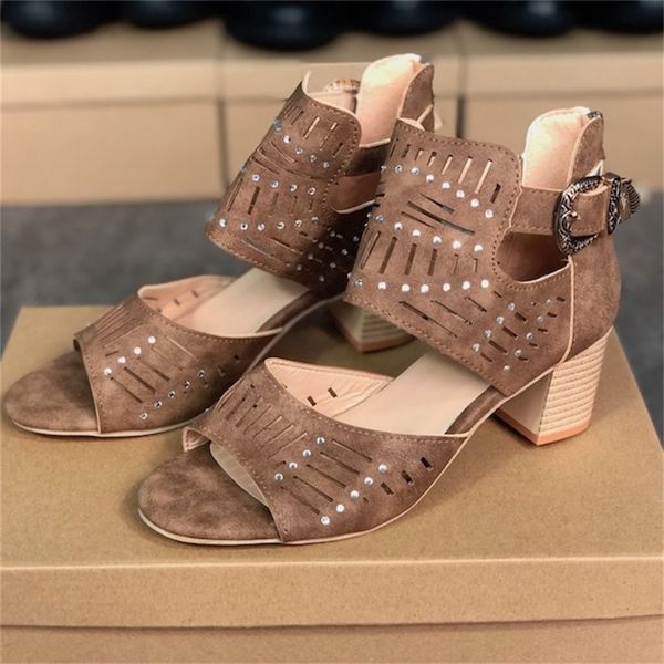 women high heels rhinestones crystals sandal peep-toe leather shoes fashion hollow out sandals summer chunky shoe with zipper size 35-43 06, Black
women high heels rhinestones crystals sandal peep-toe leather shoes fashion hollow out sandals summer chunky shoe with zipper size 35-43 06, Black