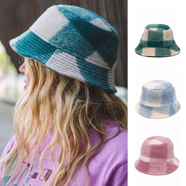 beanies autumn/winter style multicolor wool classic plaid ladies hat fisherman
beanies autumn/winter style multicolor wool classic plaid ladies hat fisherman