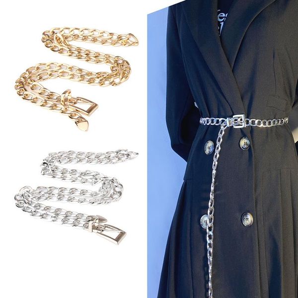 belts metal chain women belt gold silver waist dress jeans cool girls lady waistband accessories body fashion drop, Black;brown
belts metal chain women belt gold silver waist dress jeans cool girls lady waistband accessories body fashion drop, Black;brown