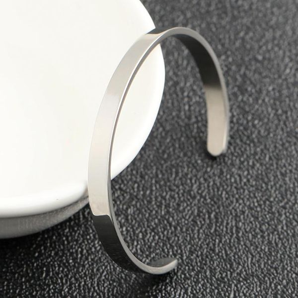 bangle simple silver plated cuff for man and women 316l stainless steel opening bracelet trend men nightclub party jewelry, Black
bangle simple silver plated cuff for man and women 316l stainless steel opening bracelet trend men nightclub party jewelry, Black
