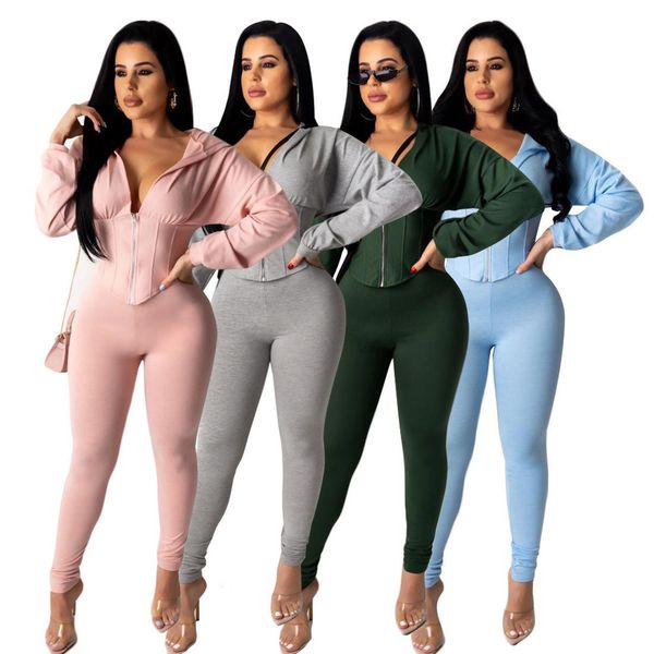 Designer Women 2 Two Piece Sets Hoodies Tops + Long Pants Fashion Jackets Night Club Party Outfits Streetwear Ladies Apparel, White
Designer Women 2 Two Piece Sets Hoodies Tops + Long Pants Fashion Jackets Night Club Party Outfits Streetwear Ladies Apparel, White