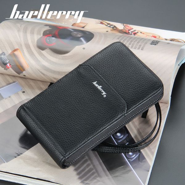 baellerry korean men's chest large capacity fashion simple mobile phone vertical trend wallet hand bag, Red;black
baellerry korean men's chest large capacity fashion simple mobile phone vertical trend wallet hand bag, Red;black
