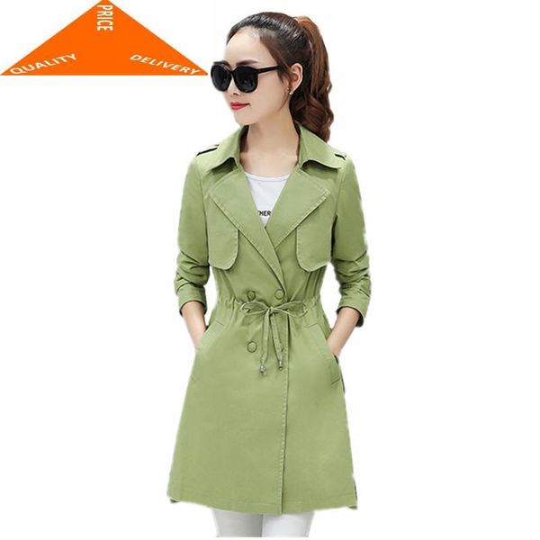 women's trench coats autumn 2021 fashion long coat female sweet windbreakers ladies outerwear elegant slim fit lwl660, Tan;black
women's trench coats autumn 2021 fashion long coat female sweet windbreakers ladies outerwear elegant slim fit lwl660, Tan;black