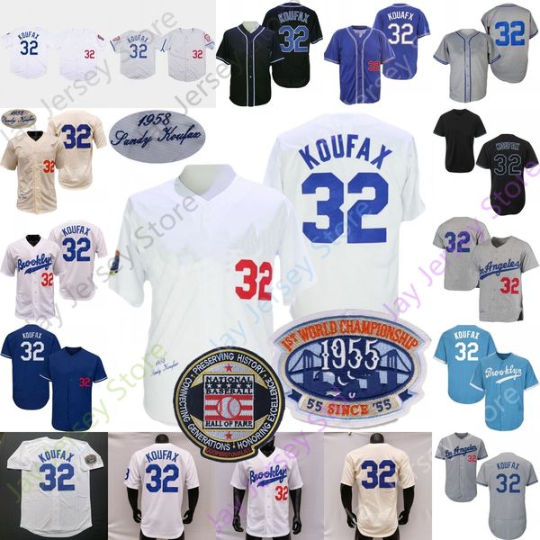 32 sandy koufax jersye hall of fame 1955 1st ws patch 1958 white cream 1981 1963 grey blue black fashion fans player brooklyn baby blue size
32 sandy koufax jersye hall of fame 1955 1st ws patch 1958 white cream 1981 1963 grey blue black fashion fans player brooklyn baby blue size