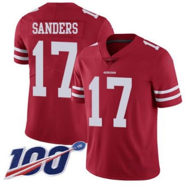 san francisco 49ers men #17 emmanuel sanders women youth limited 100th season jersey, Black;red
san francisco 49ers men #17 emmanuel sanders women youth limited 100th season jersey, Black;red