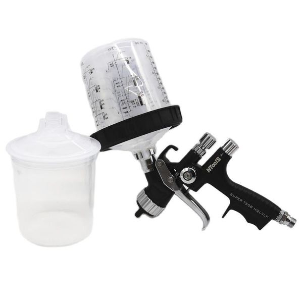 professional spray guns 1.3mm nozzle szie gun with adapter and pps tank lvlp air auto feed paint car airbrush
professional spray guns 1.3mm nozzle szie gun with adapter and pps tank lvlp air auto feed paint car airbrush