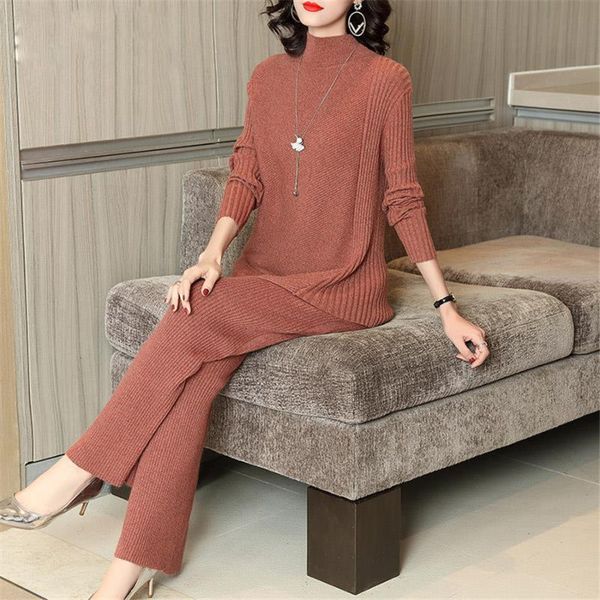 two piece dress knitted 2 set sweater pants woman 2021 knitting wide leg and pullover suits tracksuit women, White
two piece dress knitted 2 set sweater pants woman 2021 knitting wide leg and pullover suits tracksuit women, White