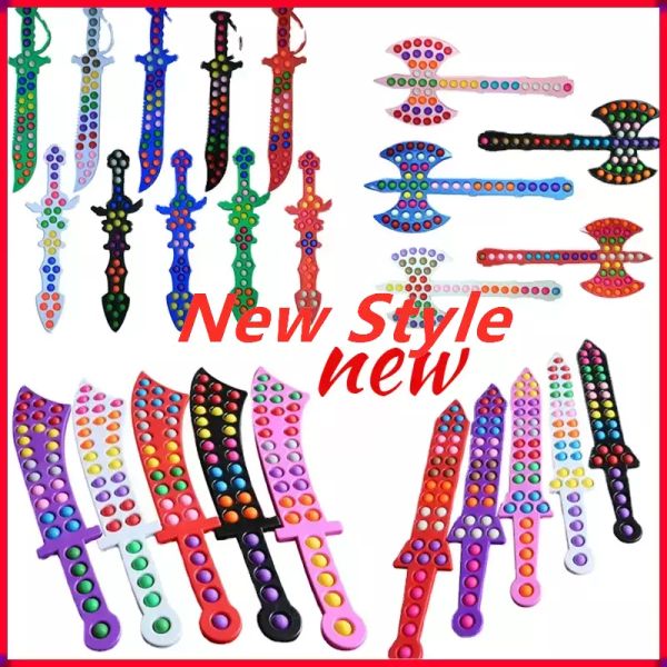 new sword axe prop fidget toy giant large push bubble sensory stress relief anti anxiety christmas gift kids family games finger puzzle toys
new sword axe prop fidget toy giant large push bubble sensory stress relief anti anxiety christmas gift kids family games finger puzzle toys