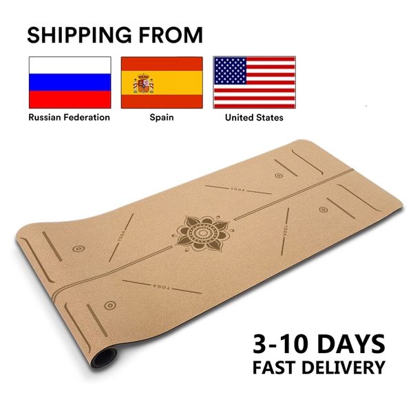 183* 61cm natural cork yoga mat fitness gymnastics pilates sport with position line pad training gym extra thick exercise mats
183* 61cm natural cork yoga mat fitness gymnastics pilates sport with position line pad training gym extra thick exercise mats