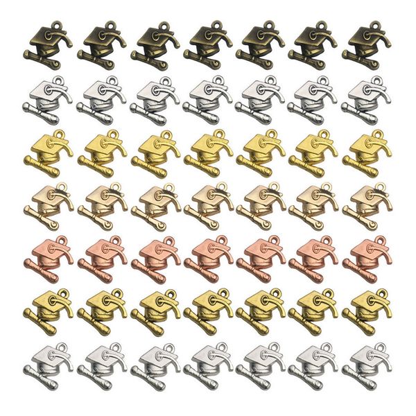 70pcs/pack metal graduation cap shape diy charms jewelry making components parts for necklace bracelet wholesale, Bronze;silver
70pcs/pack metal graduation cap shape diy charms jewelry making components parts for necklace bracelet wholesale, Bronze;silver