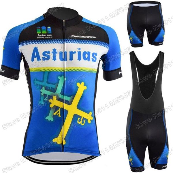 team 2021 asturias cycling jersey set summer clothing road bike shirts suit bicycle bib shorts mtb wear maillot ropa racing sets, Black;blue
team 2021 asturias cycling jersey set summer clothing road bike shirts suit bicycle bib shorts mtb wear maillot ropa racing sets, Black;blue