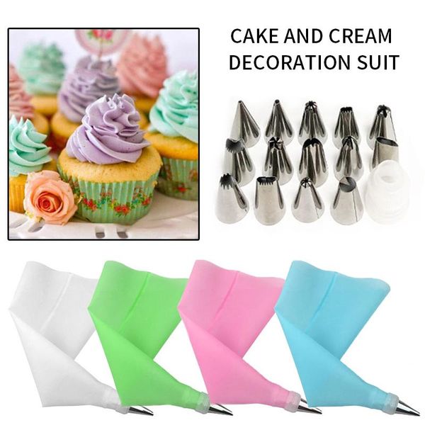 baking & pastry tools cake decorating supplies kit icing tips bag set decoration piping tip accessories
baking & pastry tools cake decorating supplies kit icing tips bag set decoration piping tip accessories