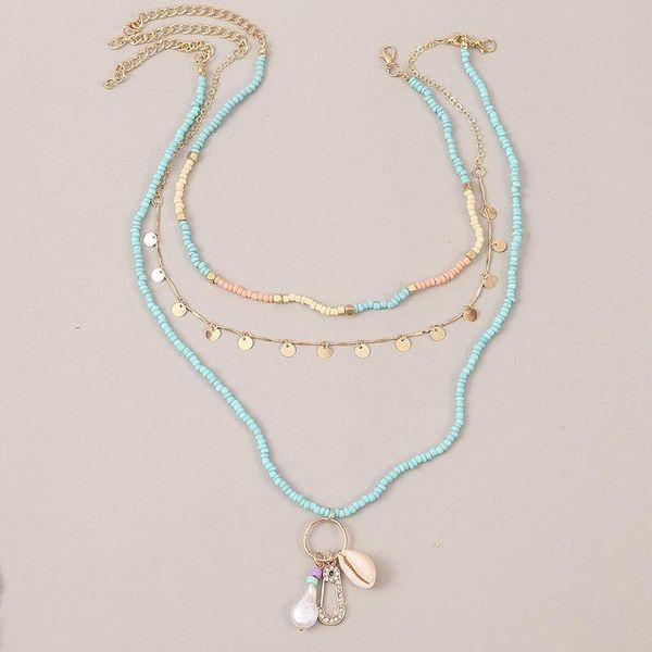 Ant Angel 2021necklace For Women Pearl Layered Woven Shell Rice Bead Necklace Trend Personality Pendant Jewelry Necklaces, Silver
Ant Angel 2021necklace For Women Pearl Layered Woven Shell Rice Bead Necklace Trend Personality Pendant Jewelry Necklaces, Silver