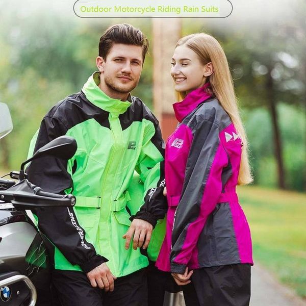 raincoats motorcycle raincoat waterproof rain suit pole racing motorbike outdoor fishing gear jacket + pants
raincoats motorcycle raincoat waterproof rain suit pole racing motorbike outdoor fishing gear jacket + pants