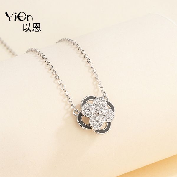 sterling silver 925 rotary clover necklace pendant ins clavicle chain non decolorizing accessories fashion
sterling silver 925 rotary clover necklace pendant ins clavicle chain non decolorizing accessories fashion