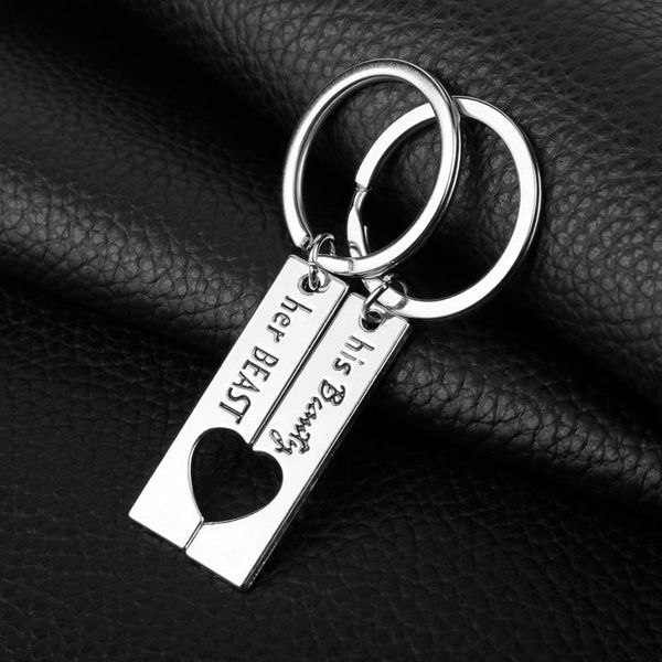 keychains personalized customize letter " his beauty her beast "keychain metal keyrings couples lover heart key holder car accesso, Silver
keychains personalized customize letter " his beauty her beast "keychain metal keyrings couples lover heart key holder car accesso, Silver